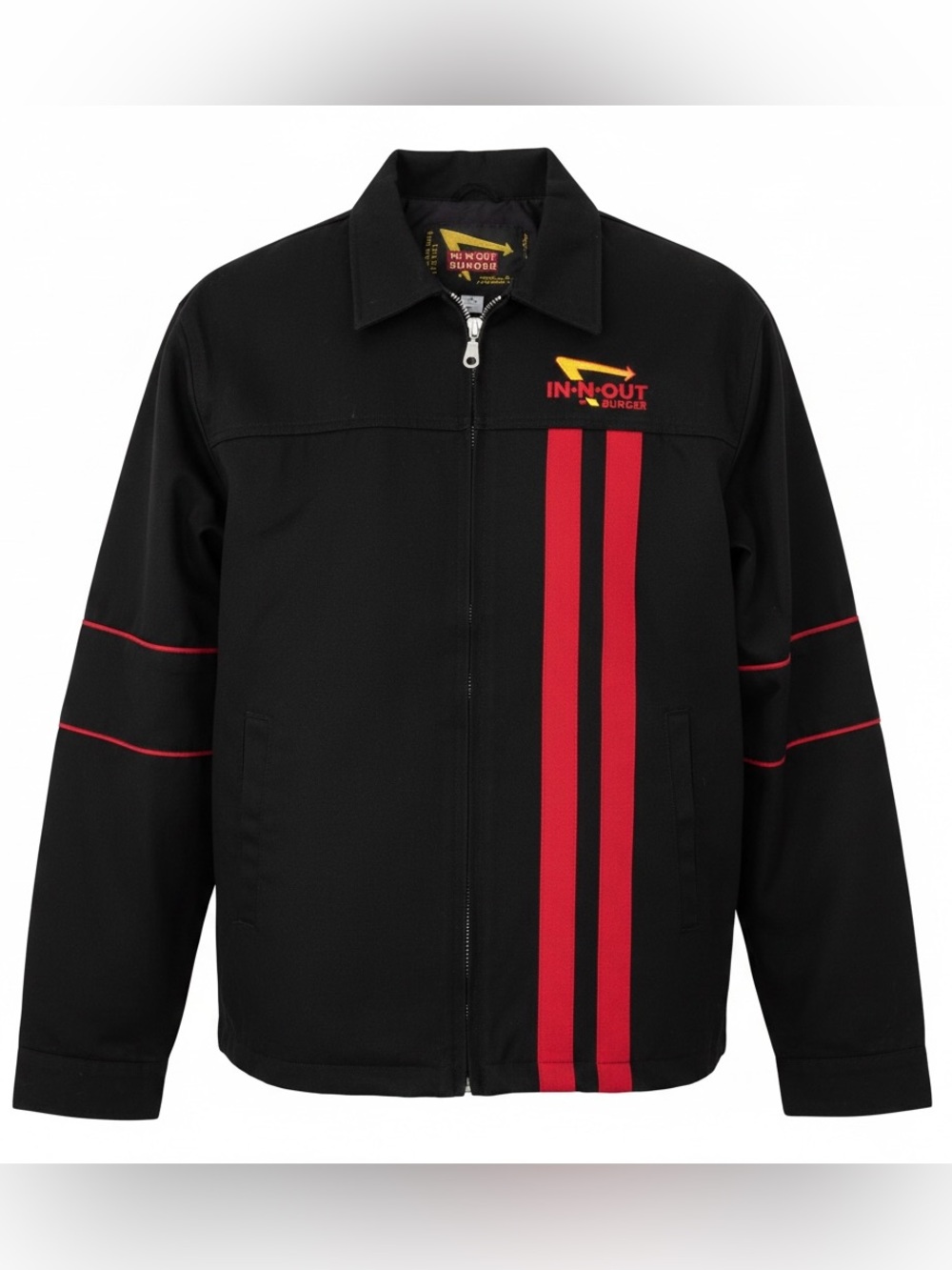 In N Out Burger Vintage 55 Years Celebration Jacket  From 1948 to 2003 sz SM